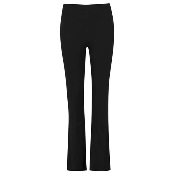 Noisy May-High Waist Jersey Flared Trousers